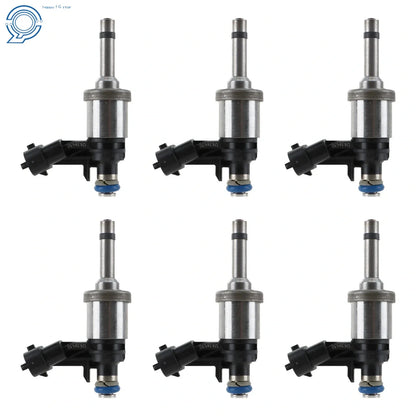 Set of 6 Fuel Injectors for Buick Enclave (2009–2011) 3.6L V6