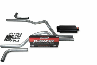 2.5" Dual Exhaust Kit for Ford F150 (2021–2025) Flowmaster 50 Series Side Exit