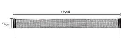 Portable Sports Table Tennis Net for Ping Pong (One Size, Black)