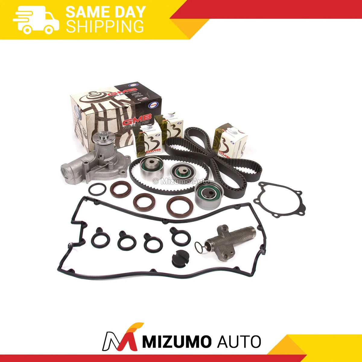 Timing Belt Kit with Tensioner & Water Pump for Mitsubishi Eagle 1996–1999 (MA-4216962446, MD326059, MR984778)