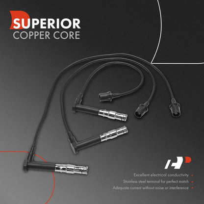 3X Spark Plug Wire Set for Mercedes-Benz C-Class E-Class G-Class (1993–2000)