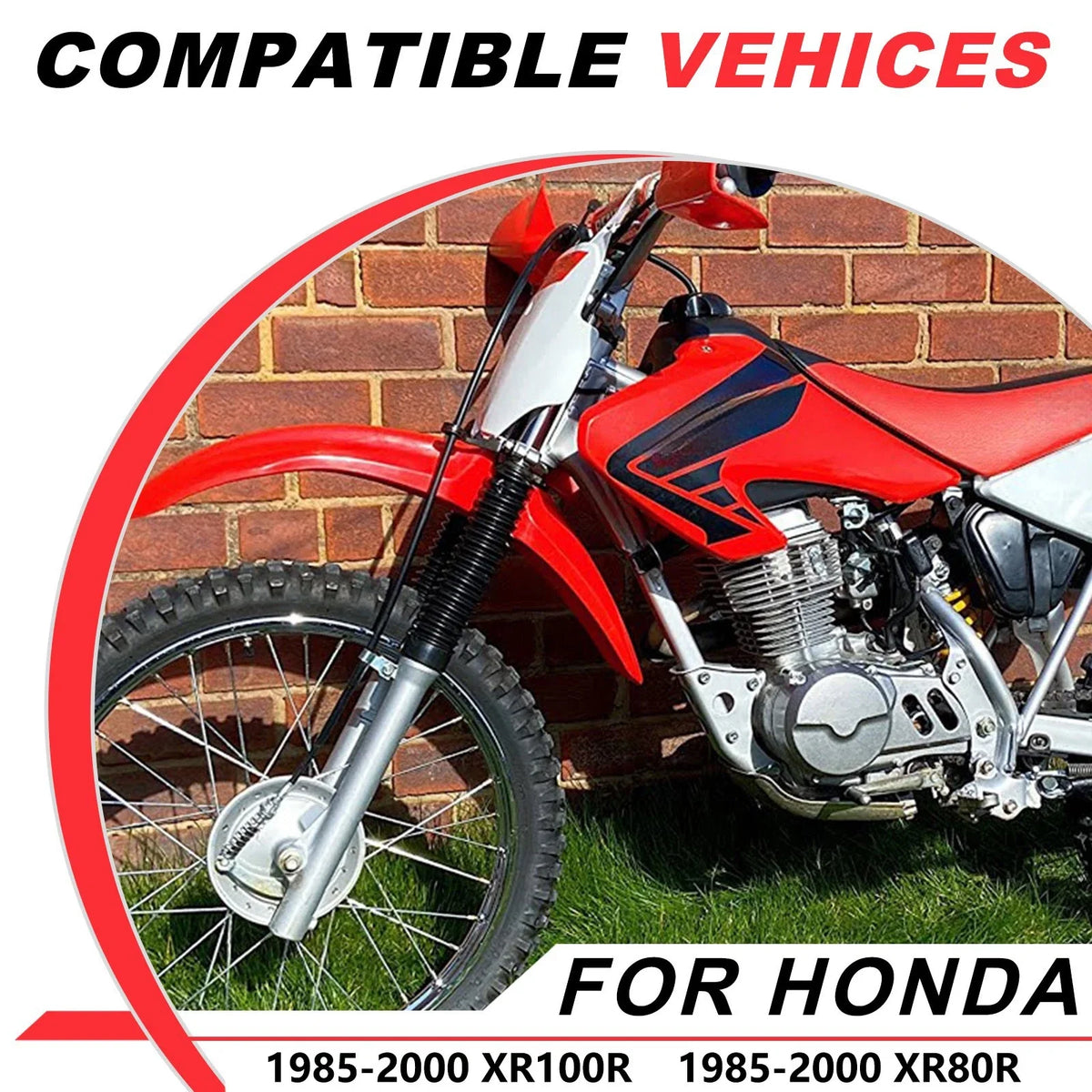 Rear Fender Black for Honda XR80 XR100 XR80R XR100R 1985-2000