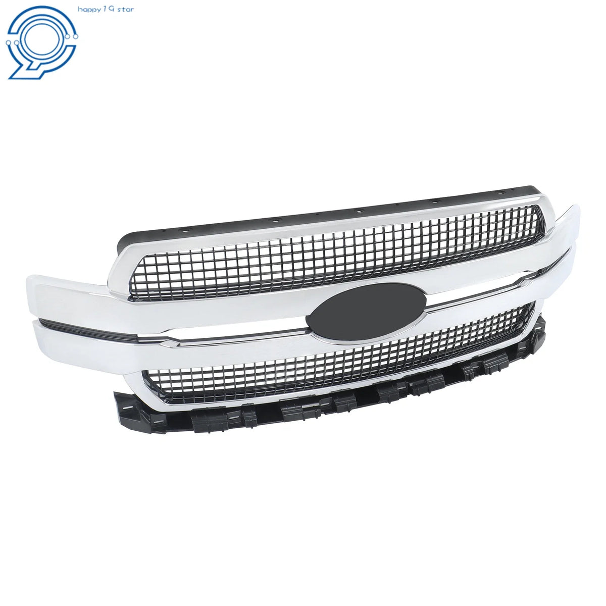 Chrome Front Bumper Upper Grille for Ford F-150 F150 (2018–2020)