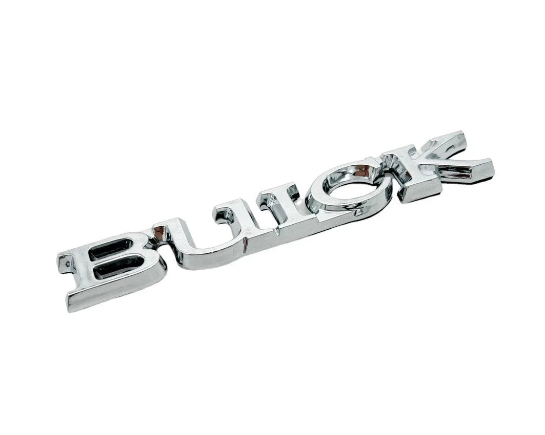 Trunk Lid Emblem Chrome Plastic Replacement for 1982–1987 Buick Regal
