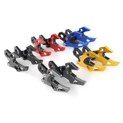 CNC Aluminum Rear Fork Chain Adjuster for Honda CB650F (2014–2023) Gold/Red