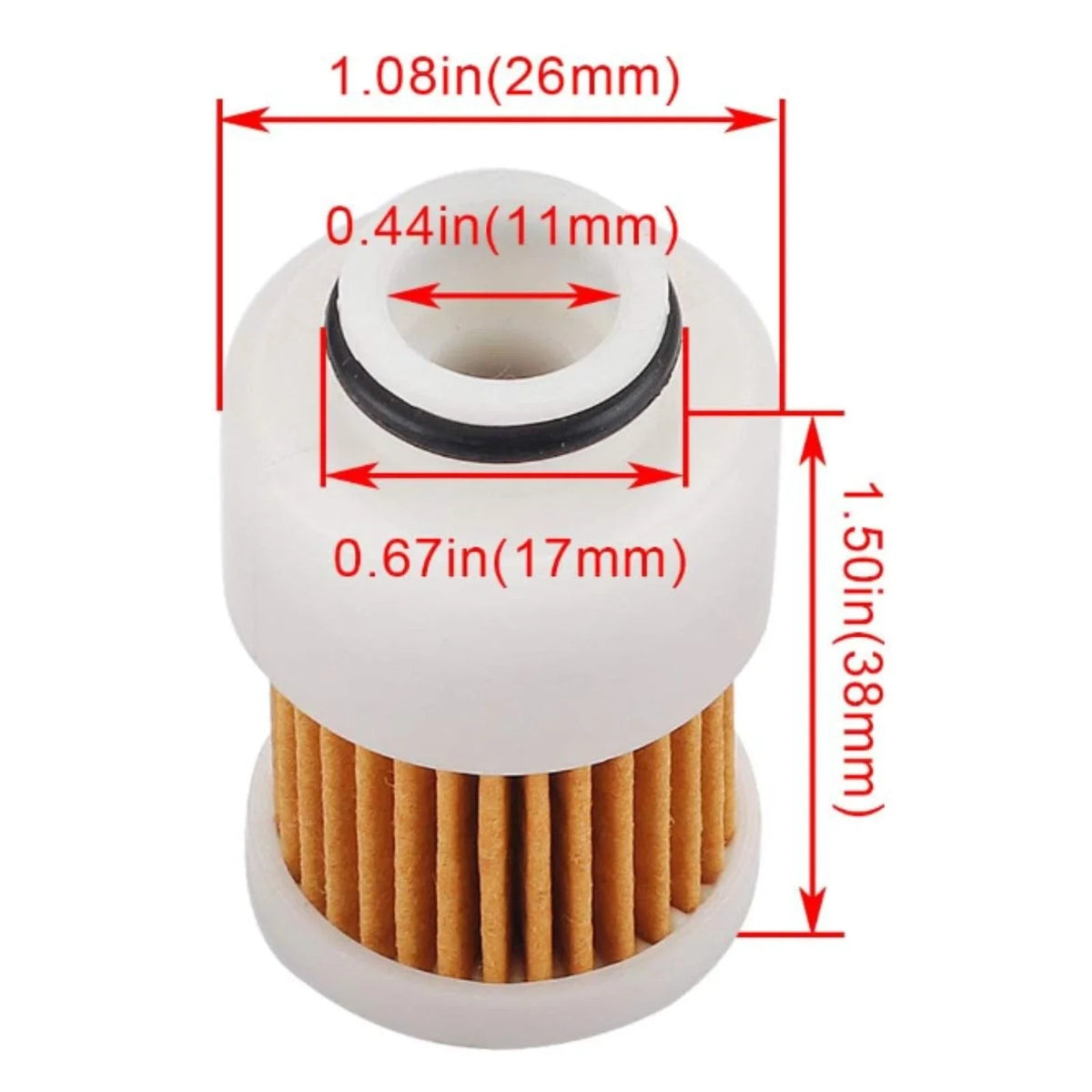 2X Fuel Filter for Mercury Marine Boat (35-8M0168897, 35-8M0149607)