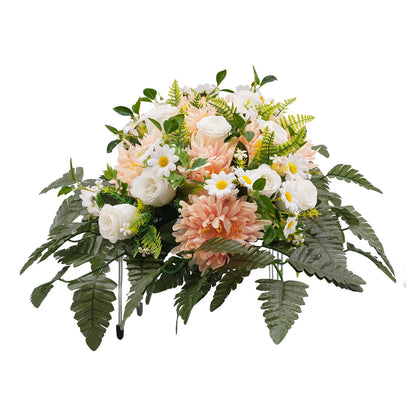 Artificial Realistic Flowers for Cemetery Memorial Decoration