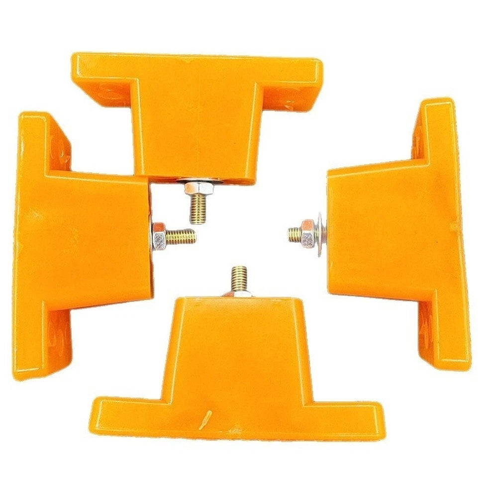 Set of 4 Rubber Vibration Dampening Pads for Air Conditioner Outdoor Unit