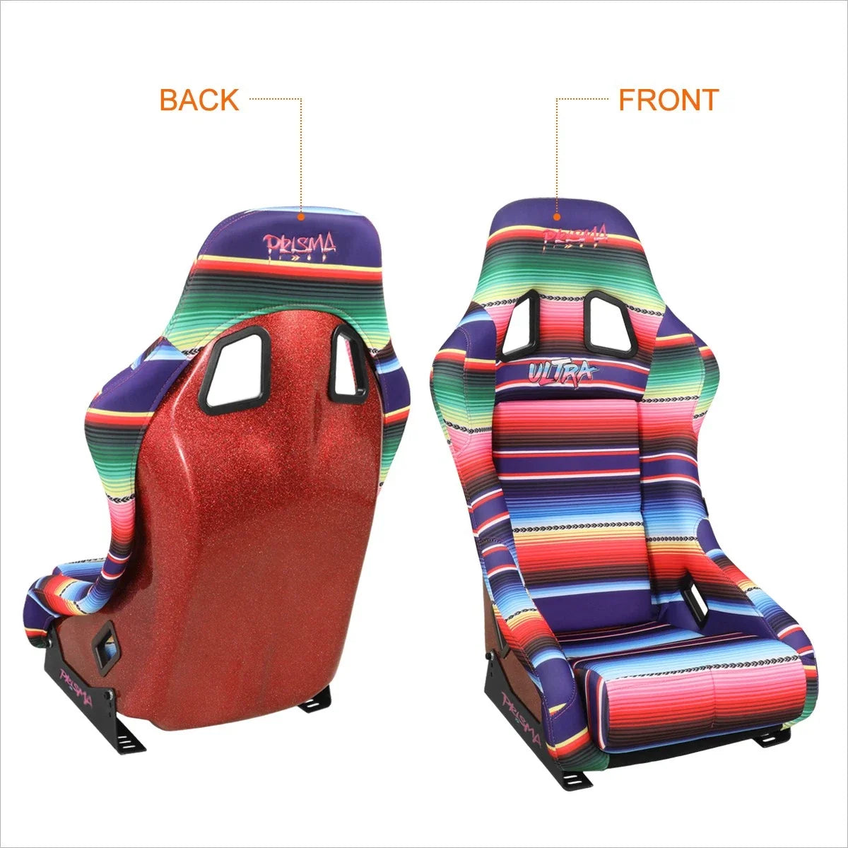 NRG FRP-303-Mexicali Racing Bucket Seat for Universal Fit (2010–2023)