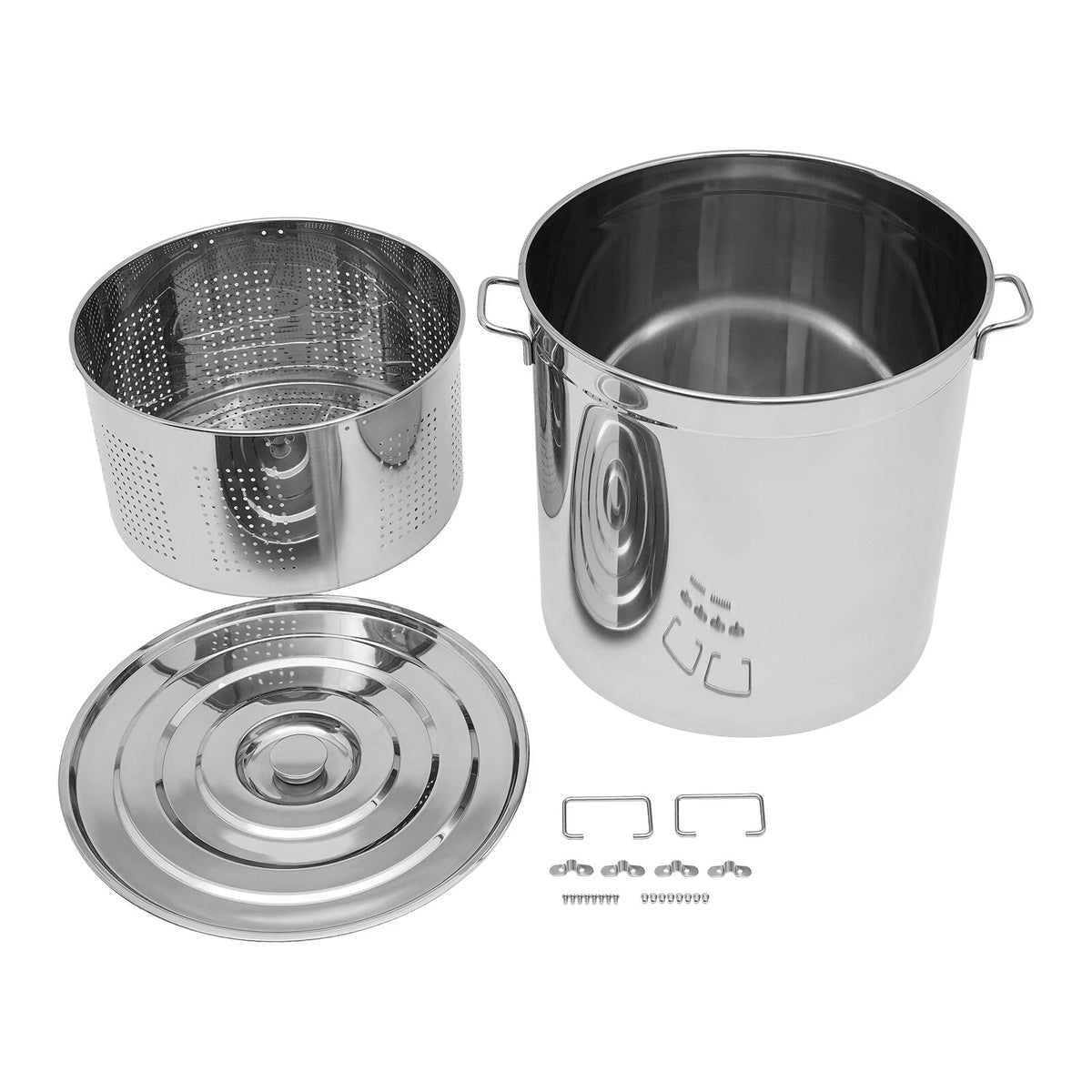 50L Stainless Steel Stock Pot for Kitchen Cooking