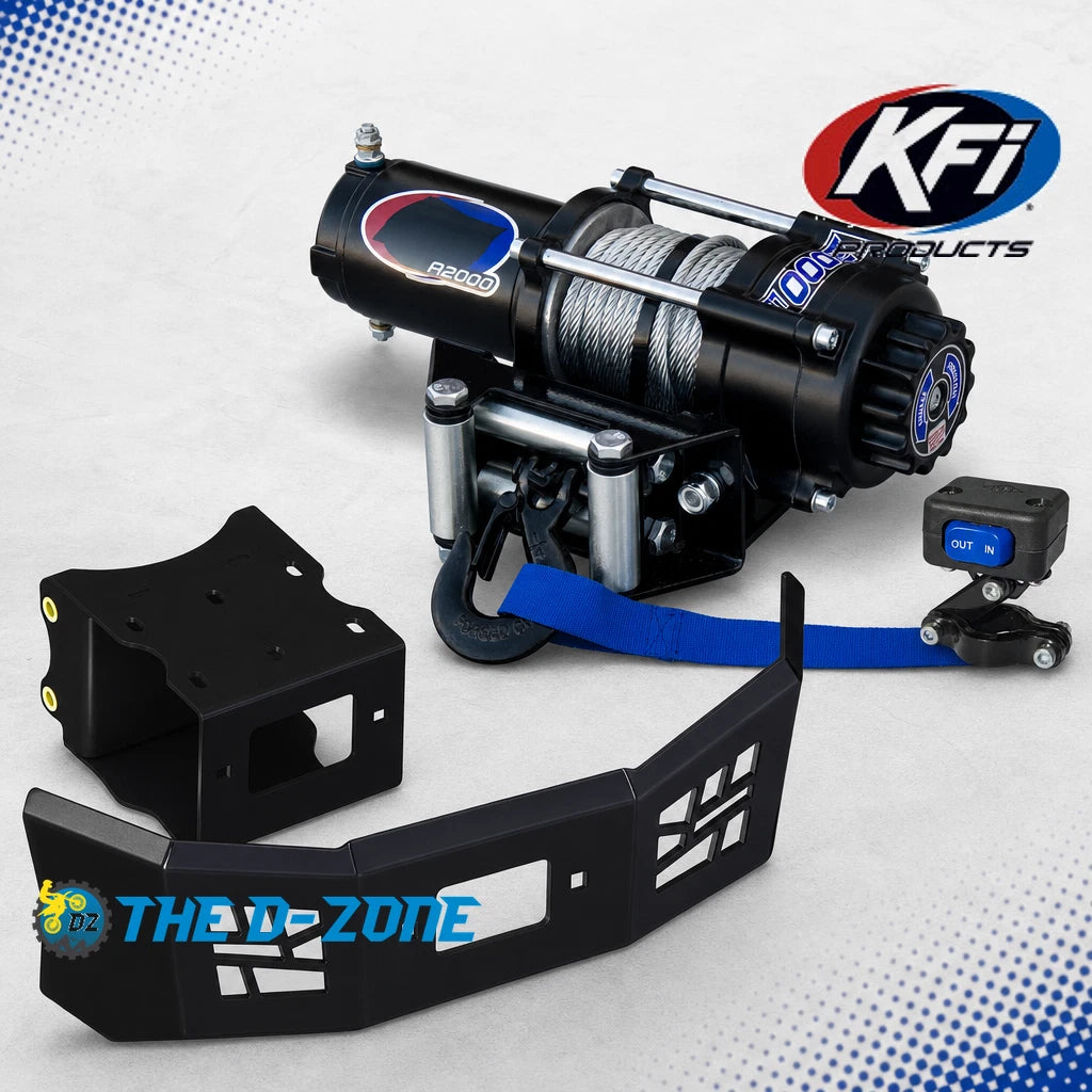 Winch & Mount Plate Kit for Polaris ACE (2000 lb, A2000)