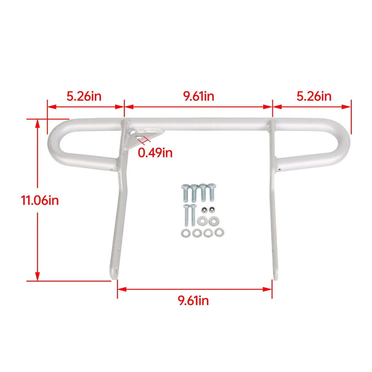 Rear Grab Bar Bumper Bracket for Yamaha Raptor 660 660R YFZ450 (2001–2009)