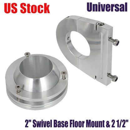 2" Swivel Base Floor Mount Steering Column Drop for GM Chevy Ford