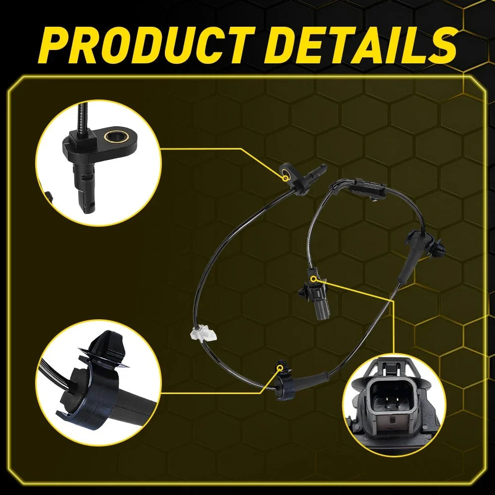 Set of 2 ABS Wheel Speed Sensors for Honda Civic (2012–2015)