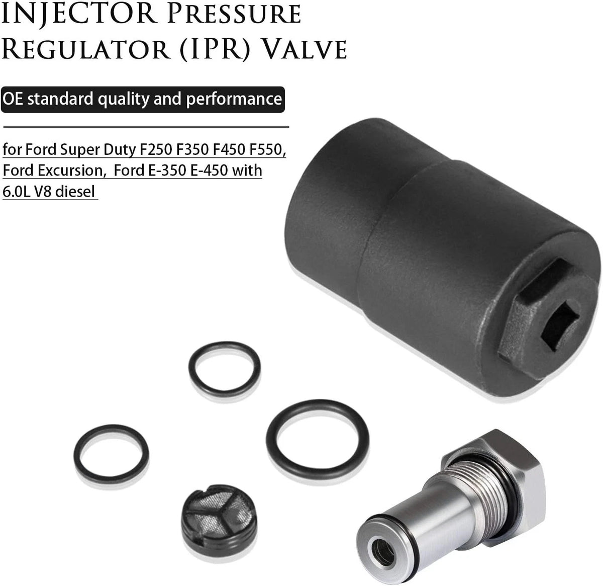 6.0 IPR Valve Socket & Test Fitting Tool Kit for Ford Powerstroke (2003-2010)