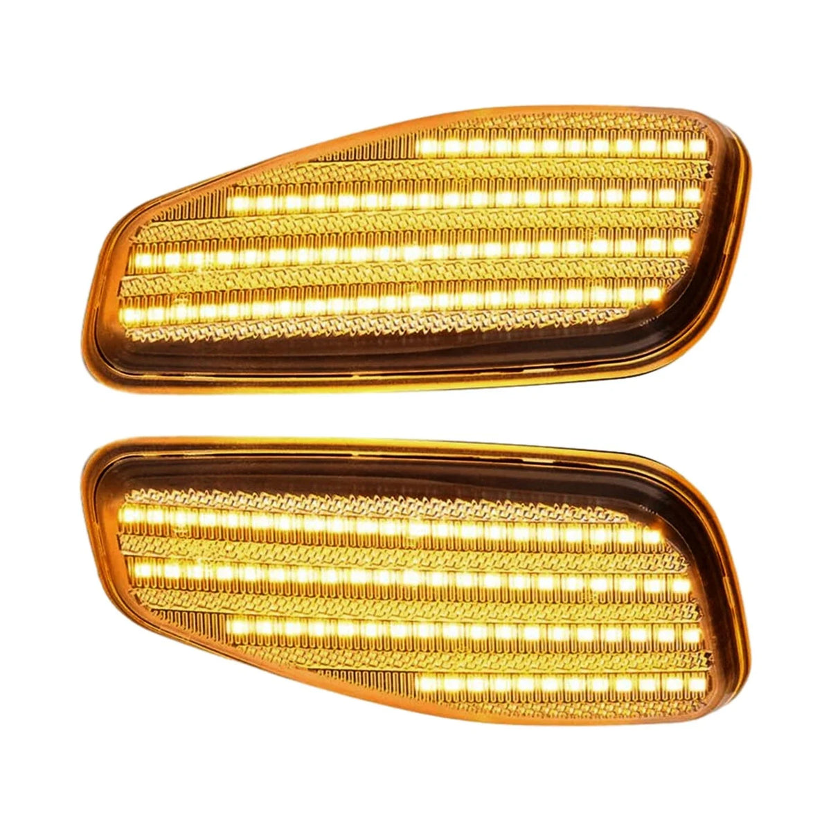 2X Clear LED Front Side Marker Lights for Jeep Renegade (2015–2022)