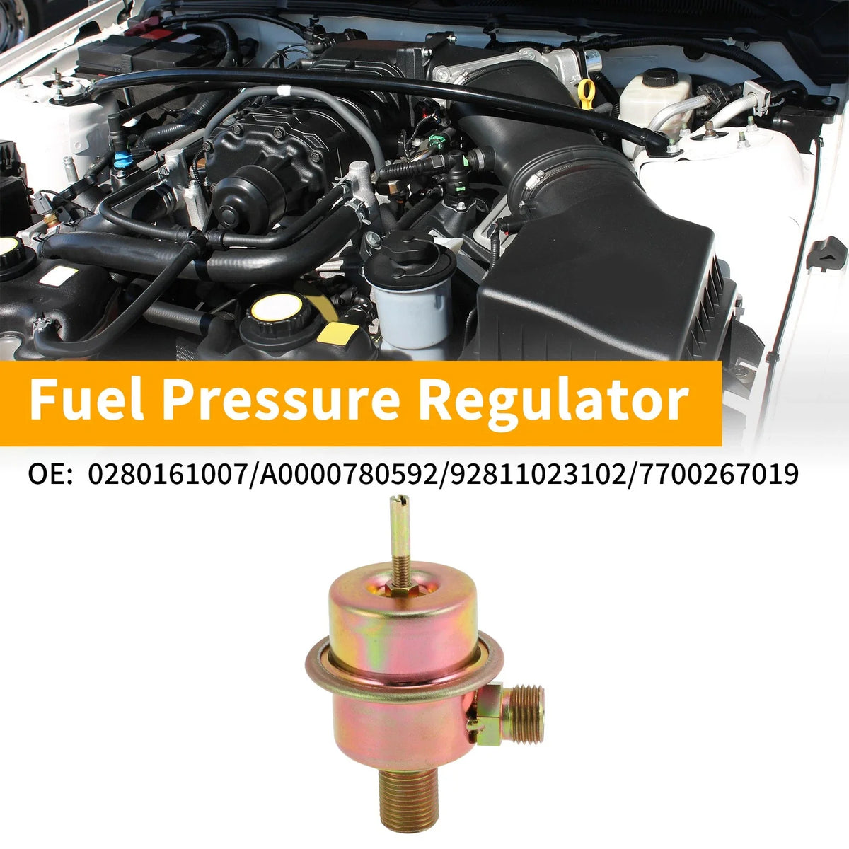 Fuel Pressure Regulator for Mercedes-Benz 450SE (1976) No. 0280161007