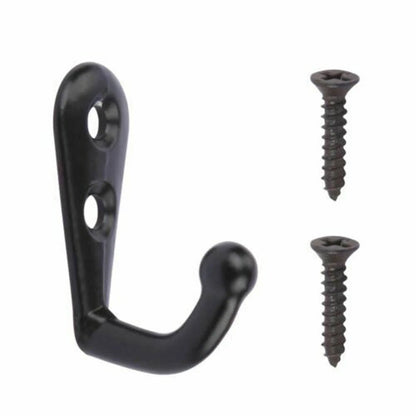 40Pcs Metal Single Hook Hangers for Clothes Hat Coat Robe