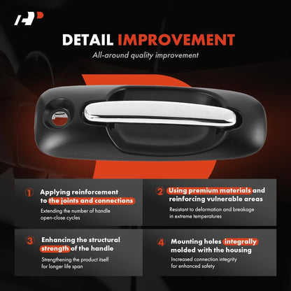 Front Right Exterior Door Handle for Dodge Grand Caravan (2001–2007)