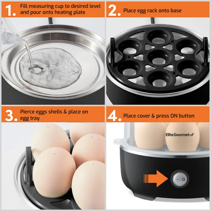 7-Egg Electric Egg Cooker for Easy Cooking (2010–2023)