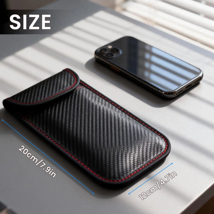 Faraday Bags for Phones 20cm x 12cm (Red and Blue)