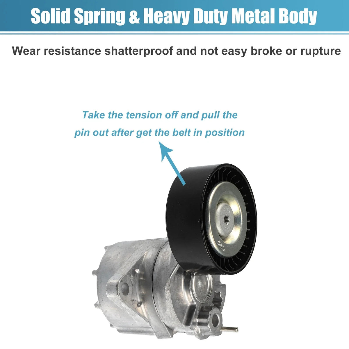 Belt Tensioner Pulley Assembly 38415 5080243AA for Dodge Sprinter 2500 3500 (2007–2009)