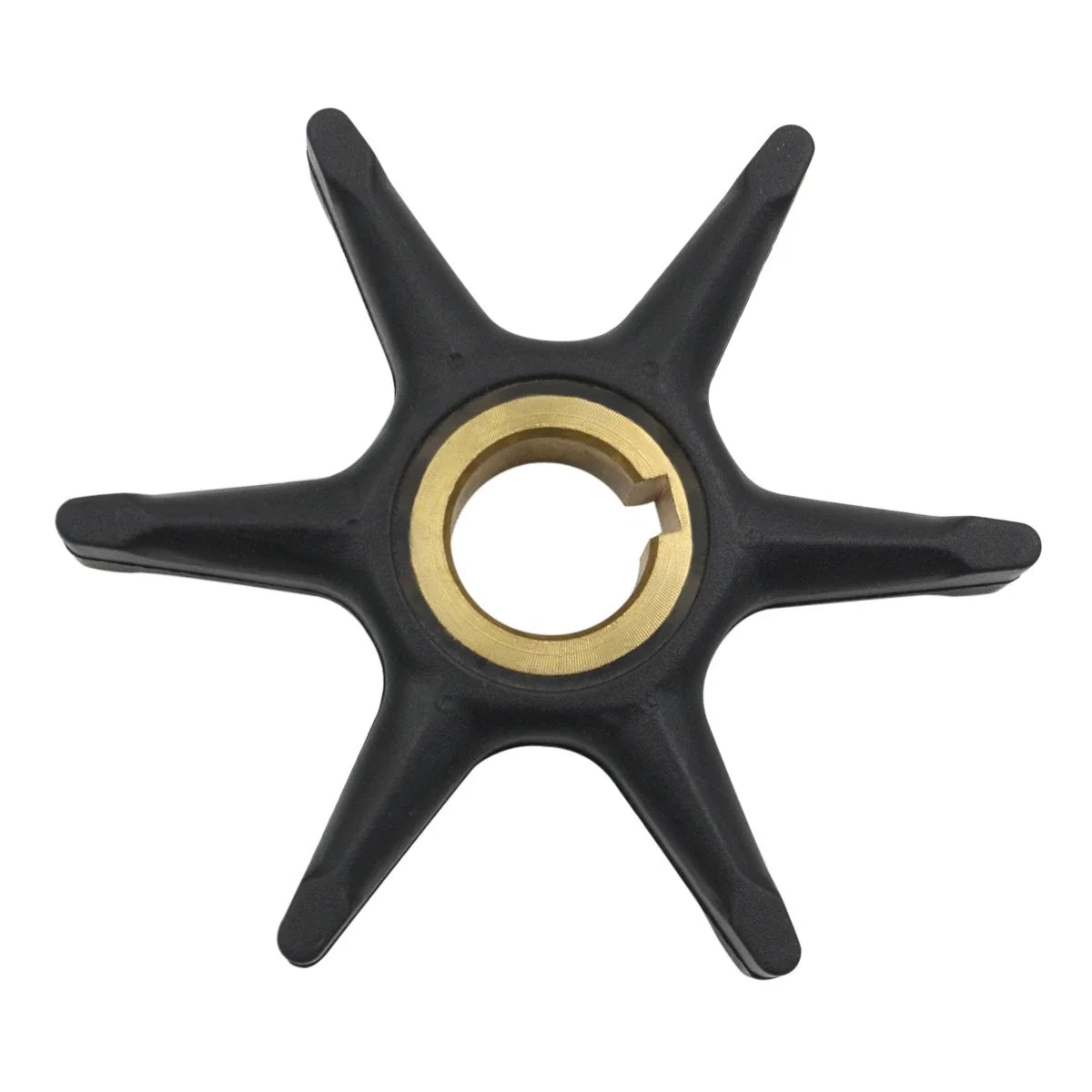 Water Pump Impeller with Key for Johnson Evinrude OMC 9hp 9.5hp 10hp (1970–1990)