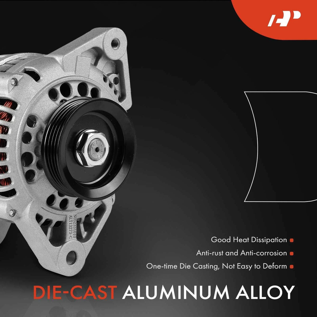 Alternator for Nissan 240SX (1989–1994) 2.4L 80A 4-Groove