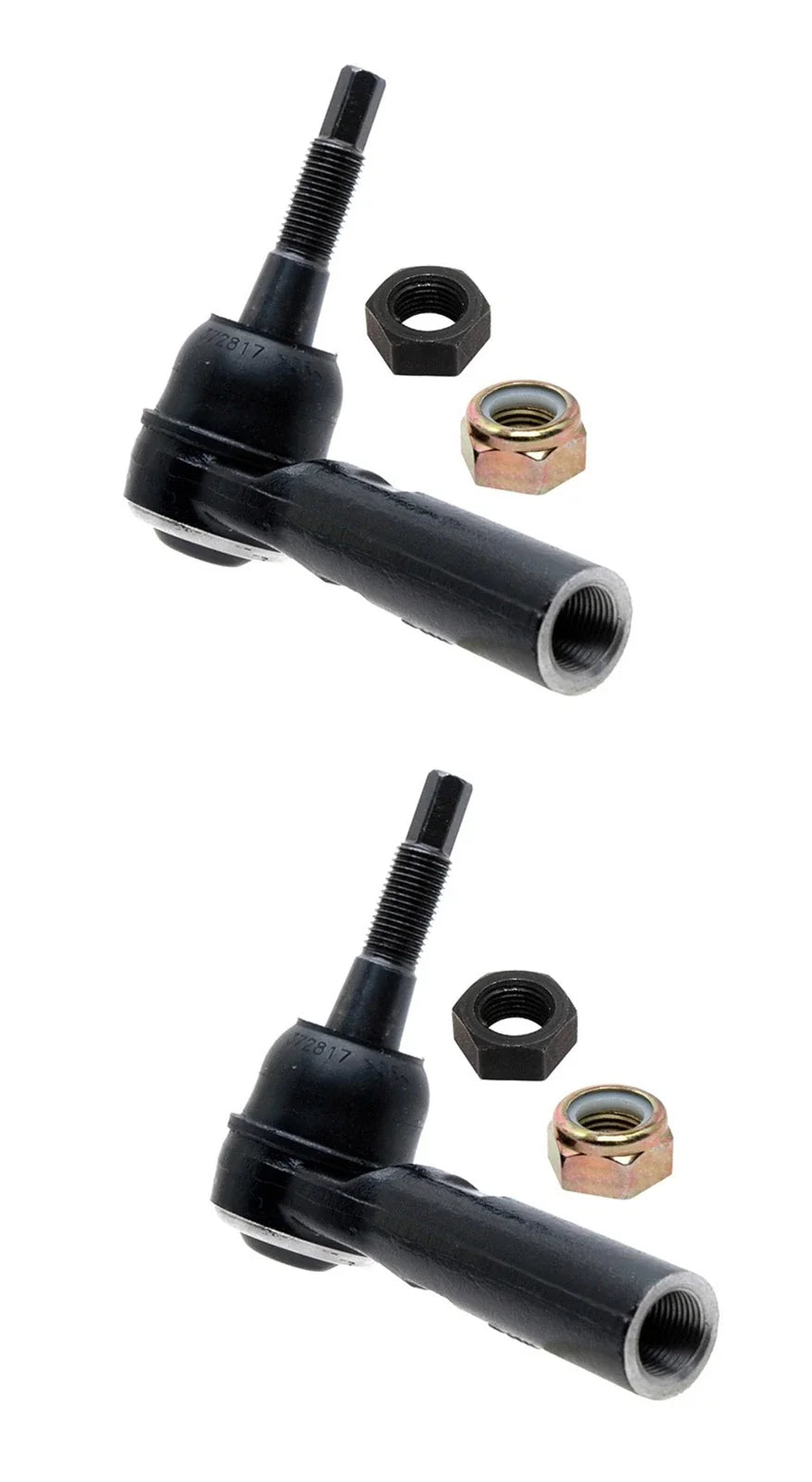 Set of 2 Outer Steering Tie Rod Ends for Dodge Ram 1500 2500 (RWD)