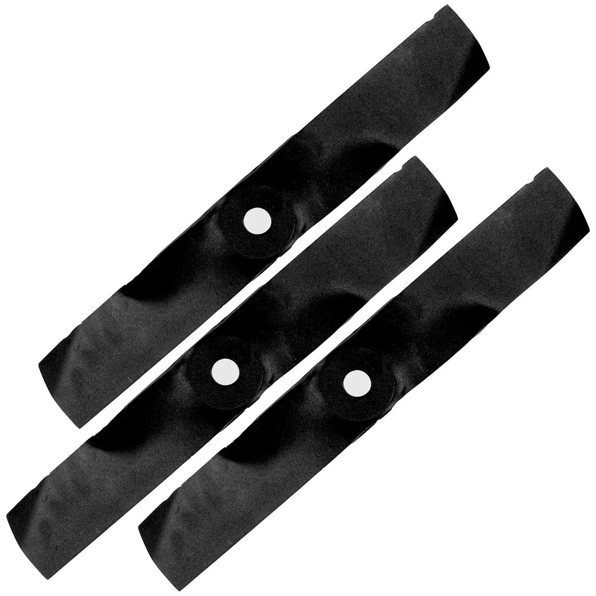 3 Deck Blades for John Deere GS25 GS30 GS45 GS75 GT242 GT262 (16.5"L - 2.5"W) - MB116+MB116+MB116 - LAR