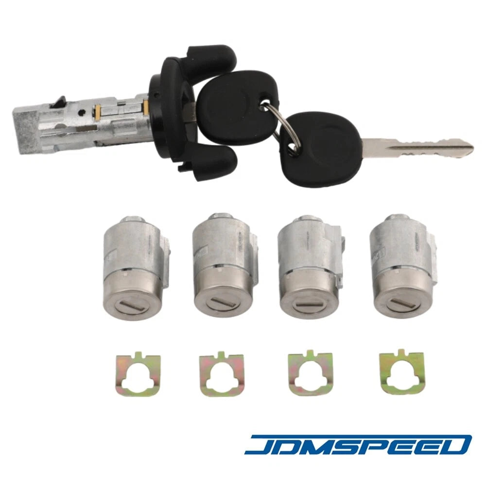 Ignition Switch Door Lock Cylinders w/ Keys for Chevy Express GMC Savana (2002–2007) - 598007, 704600, 706591, 15783575, DL8007U