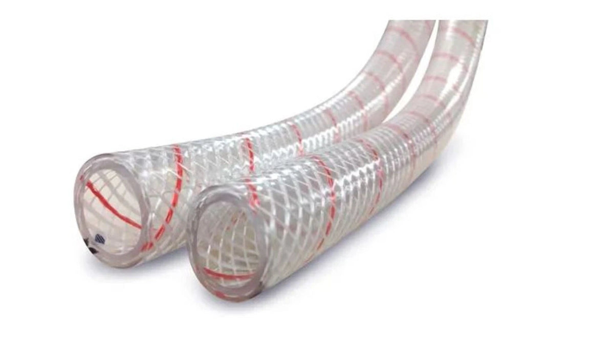1/2" Clear PVC with Red Tracer for Sierra Parts (250')