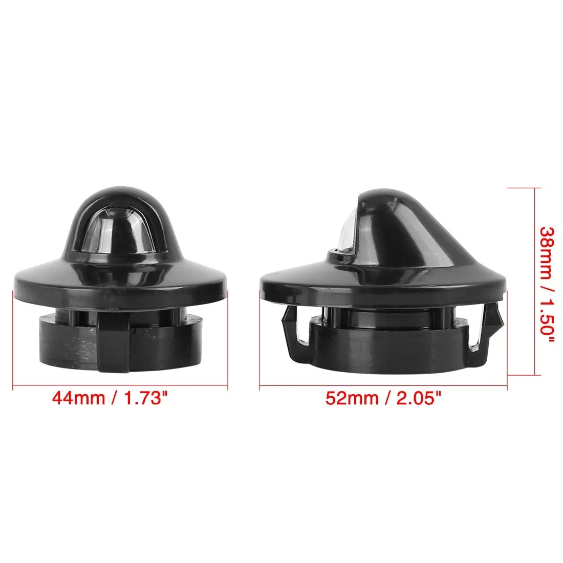 Pair License Plate Light Tag Lamp Housing for Ford F-150 F-250 