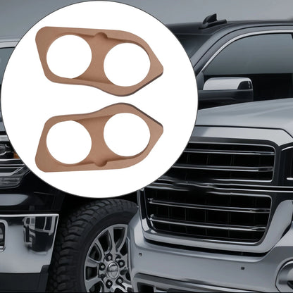 2X Front Door Pod Baffles 6.5" Speaker Rings for GM/GMC Silverado (2000–2006)