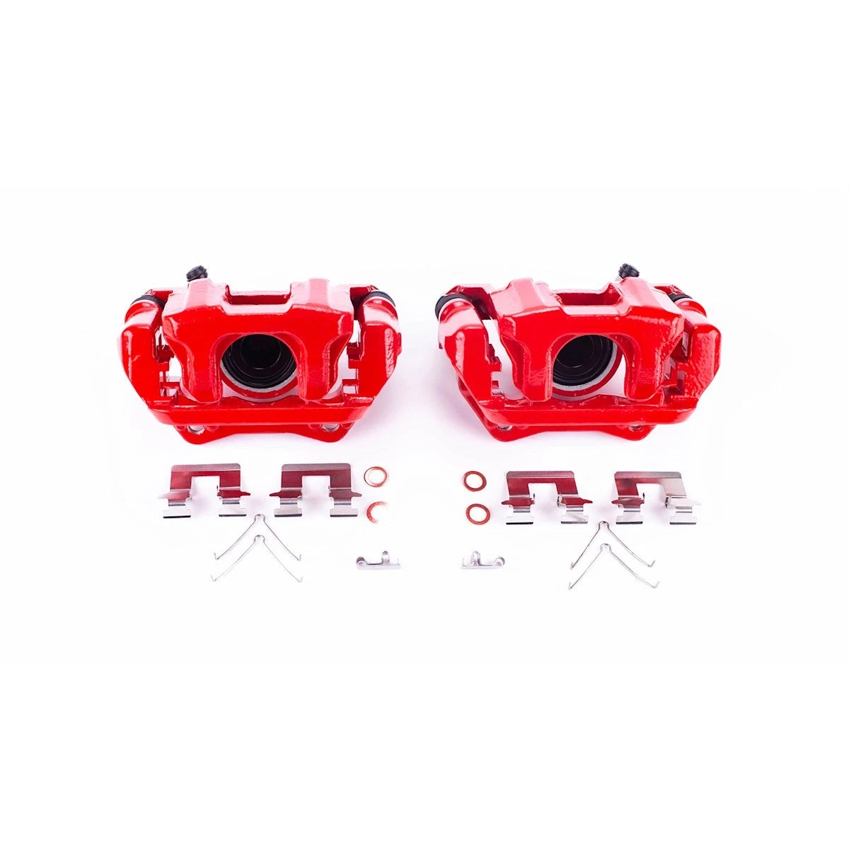 2X Powerstop Brake Calipers S7142 for Honda Pilot Ridgeline MDX (2014–2021)