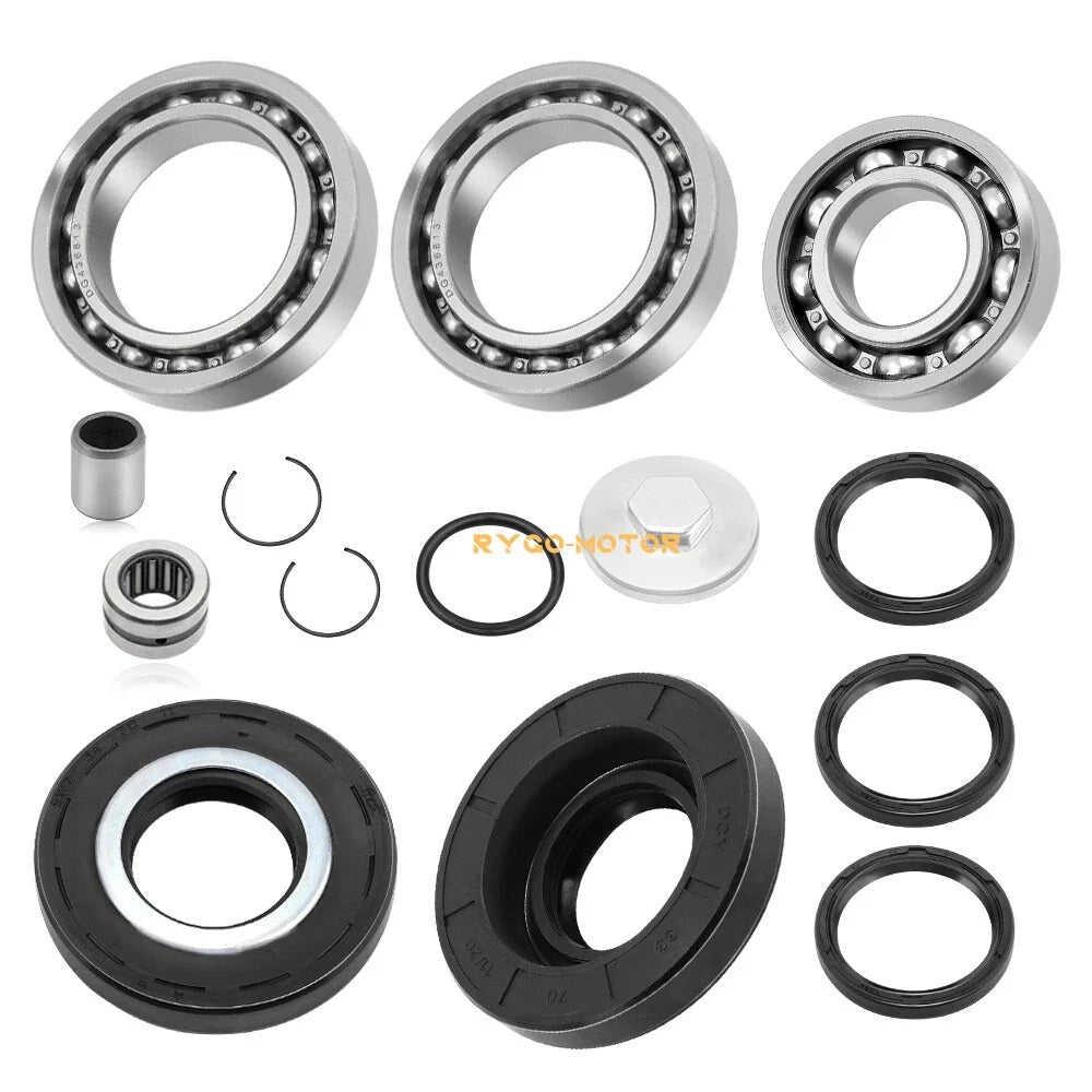 Rear Axle Bearings Seals Kit for Honda Recon 250 TRX250EX TRX250X TRX250 (2002–2023)