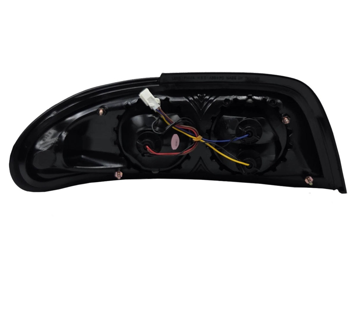 Set of 2 Black Euro Tail Lights for Nissan Altima (1993–1997) NTR710B