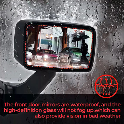 2X Power Side View Mirrors for Hummer H3 H3T (2006–2010)