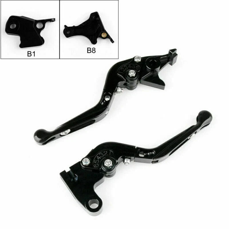 Adjustable Brake Clutch Levers for BMW F800S/R/ST/GS (2006–2017) Black T9