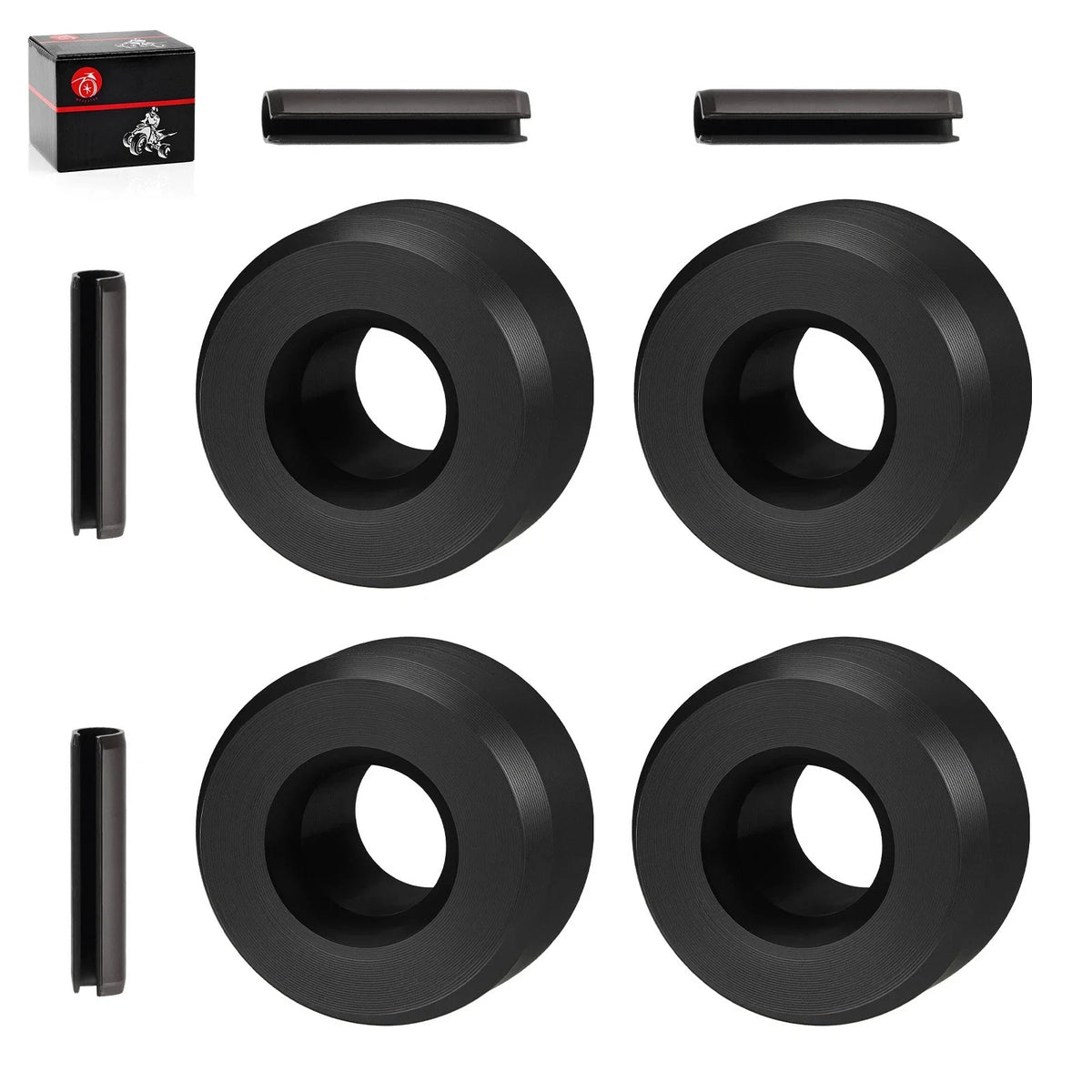 Set of 4 Secondary Clutch Rollers & Pins for Polaris Sportsman 500-850