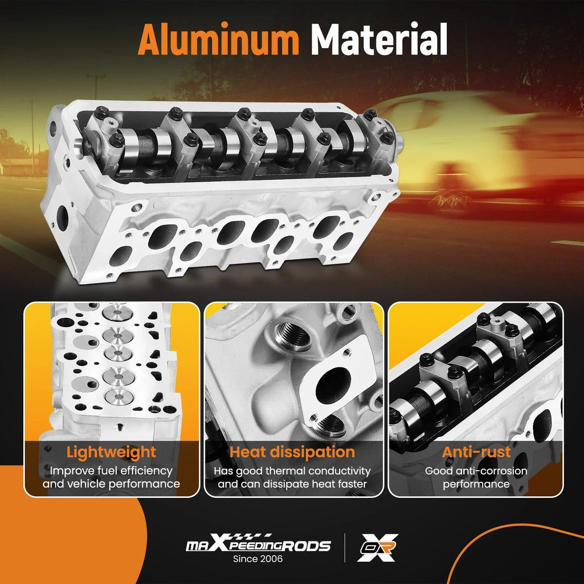 Complete Cylinder Head for VW Golf, Passat, Seat Toledo, Ibiza, Audi 80 (1990–2005)
