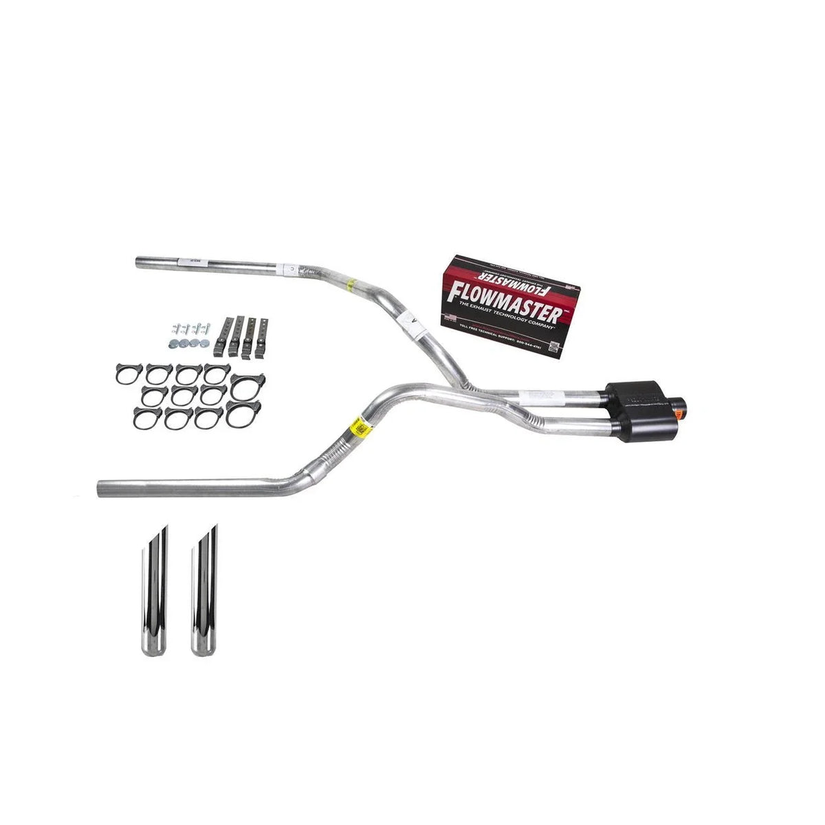 Dual Exhaust 2.5" Pipe for S10/S15 (1983–1994) Flowmaster Super 10 SW Tip