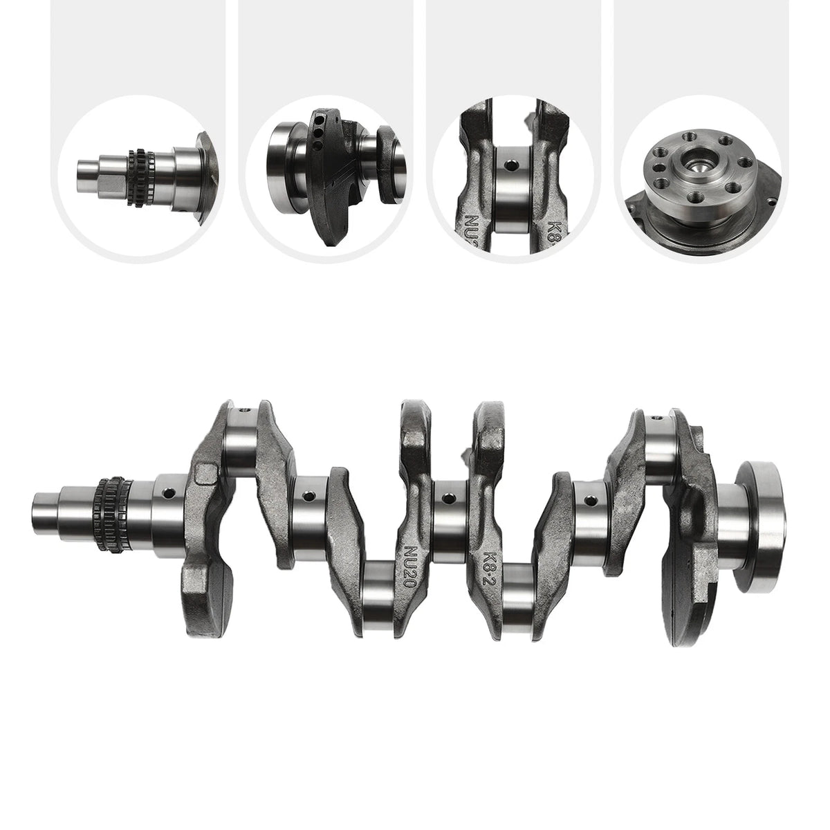 2X Crankshaft for Hyundai Kia Optima (G4NA G4NC) (23110-2E501)