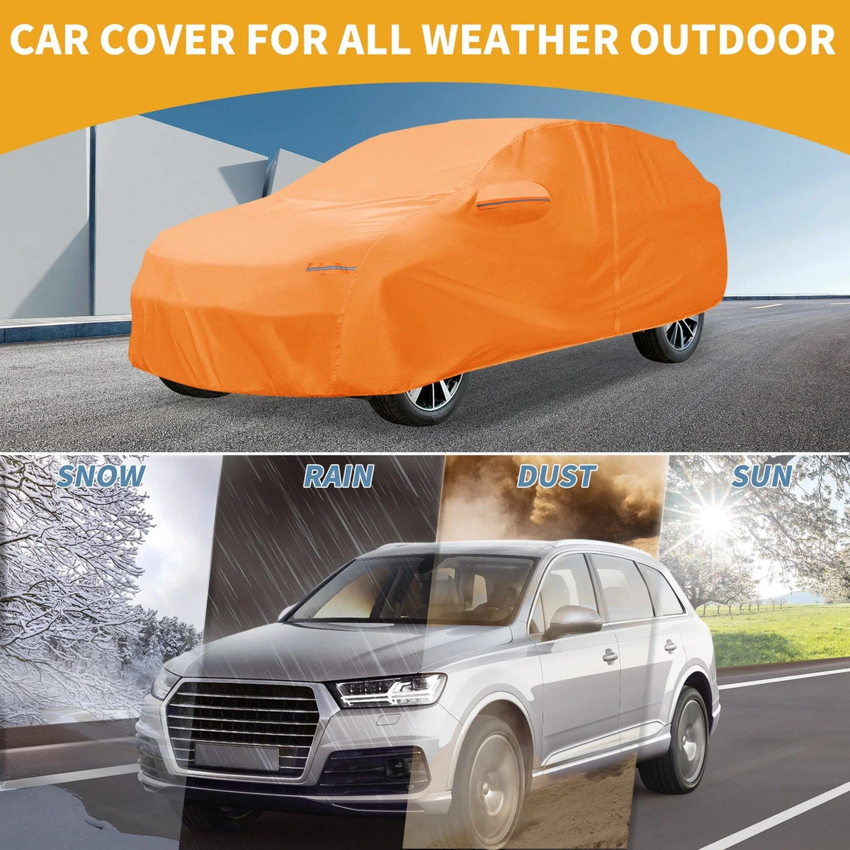 Waterproof All Weather Car Cover for Kia Sorento 
