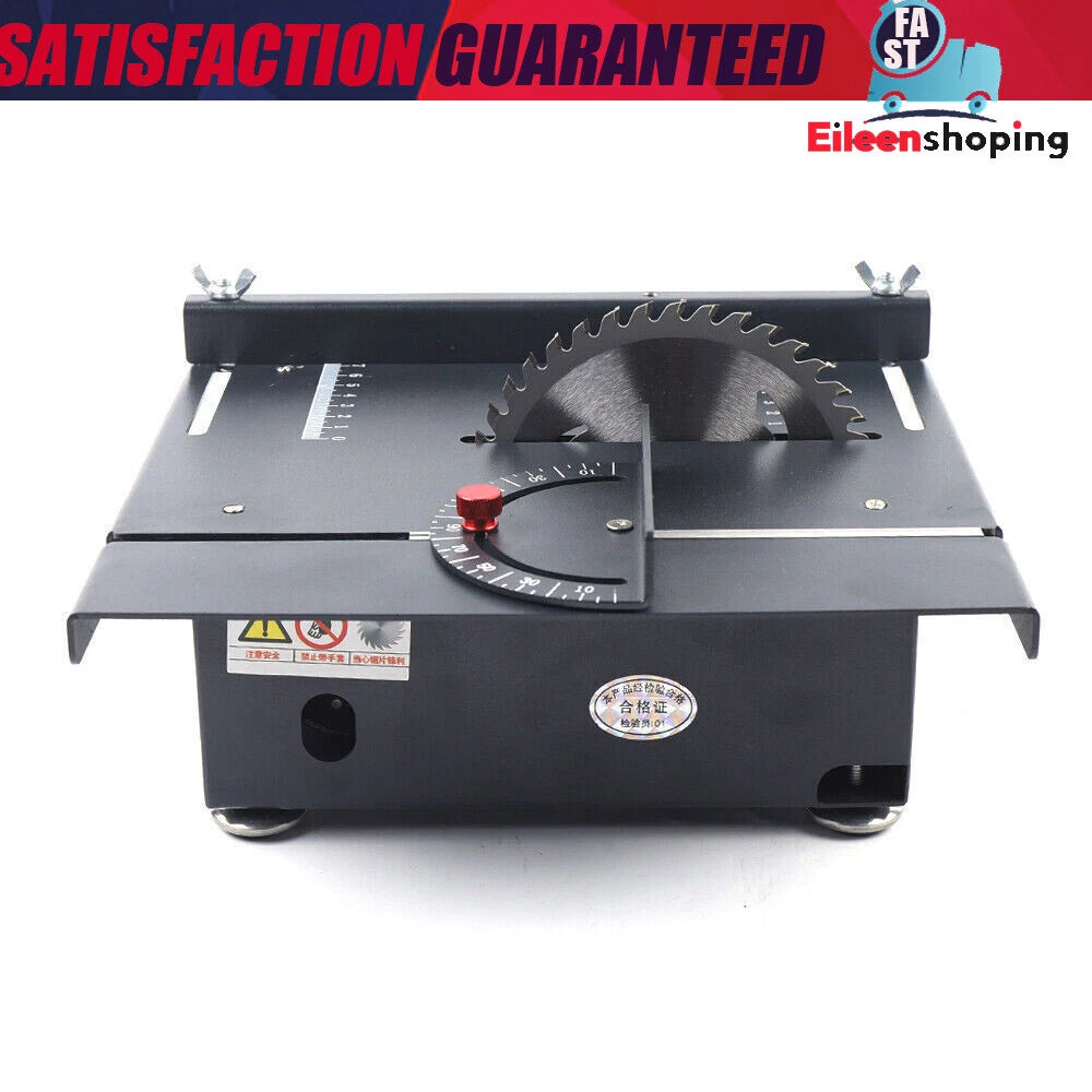 Mini Electric Table Saw for Metal Wood Cutting (7200RPM)