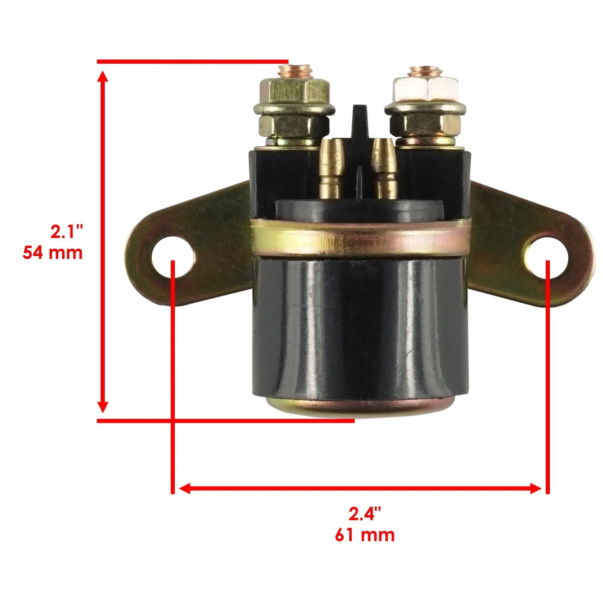 2X Starter Solenoid Relays for Suzuki QuadRunner 250 (1988–2002) RE123+RE123, 31800-30B00, 31800-49100