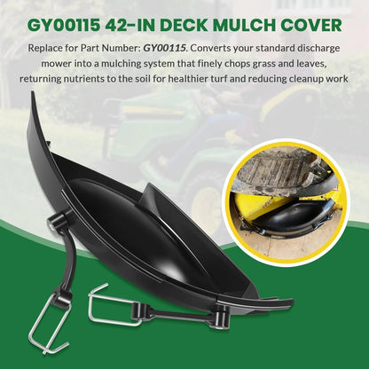 Mulch Cover for John Deere 100, D, L, LA Series (42" Deck)