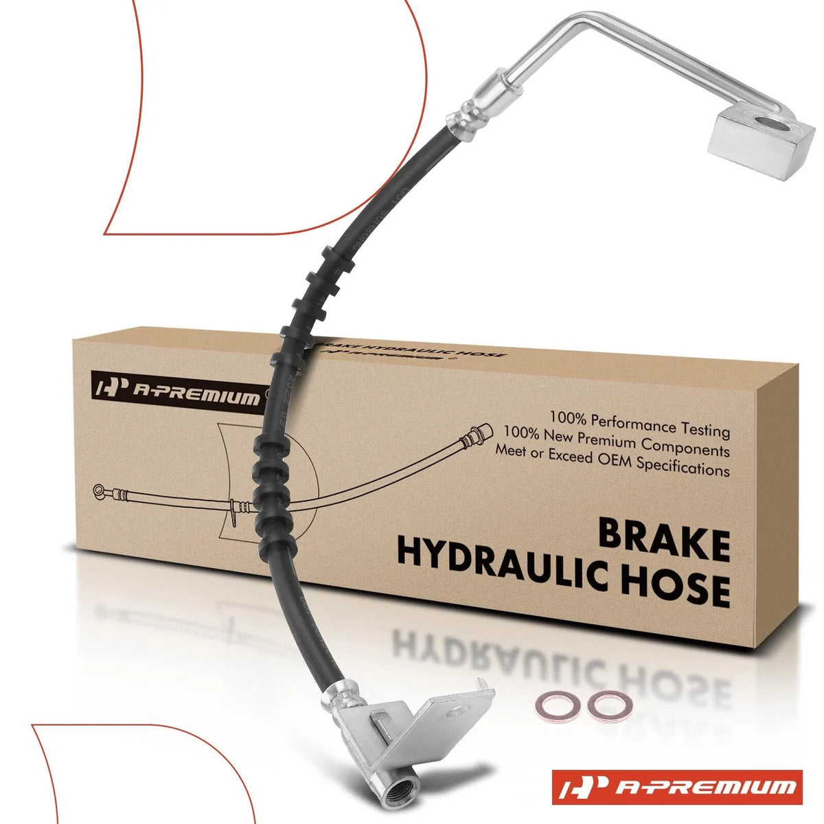 Front Left Brake Hydraulic Hose for Chrysler Intrepid (1993–2004)