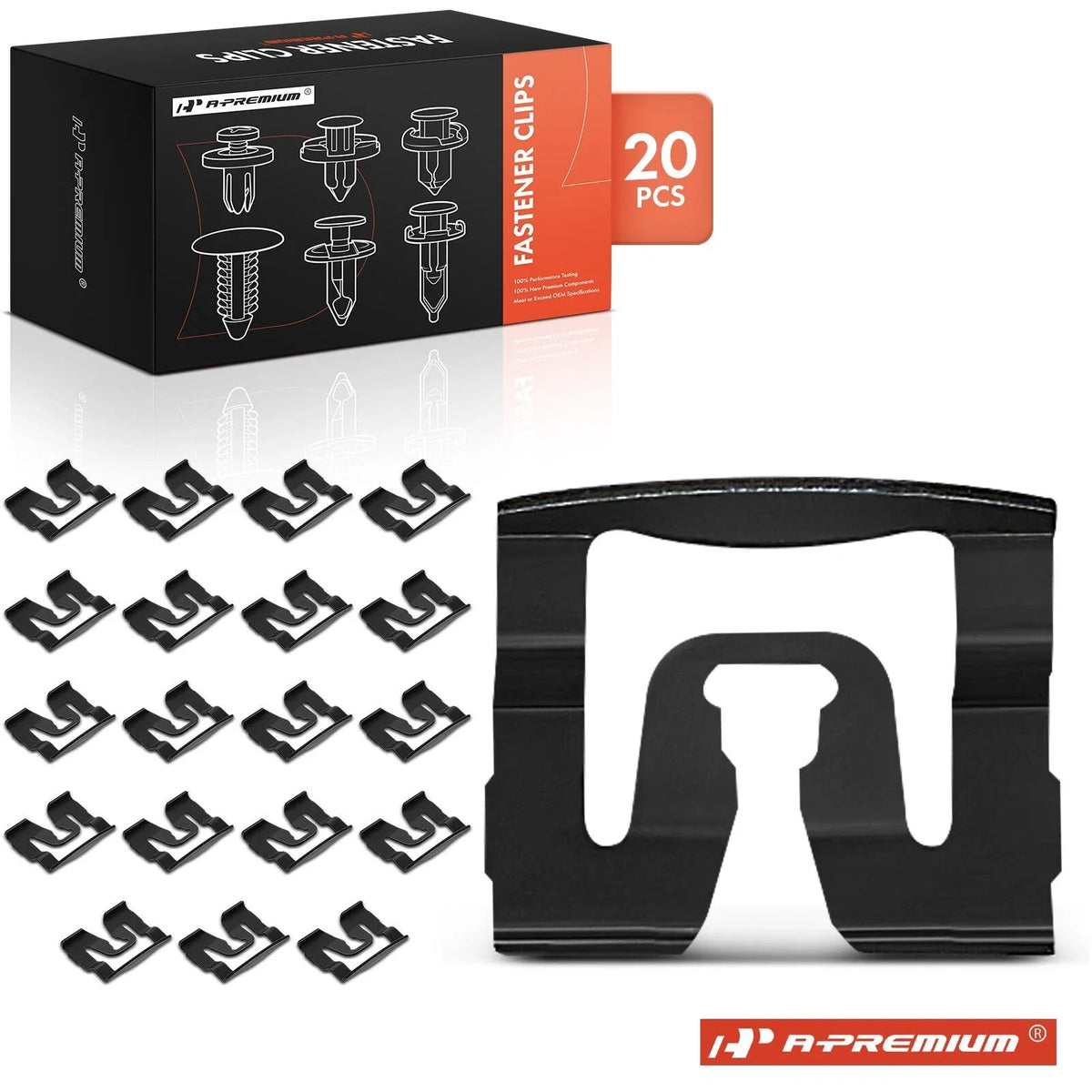 Set of 20 Metal Window Reveal Moulding Clips for Dodge