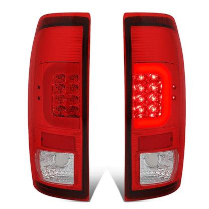 3D LED C-Bar Tail Brake Light Lamps for Ford F250 F150 (1999–2007)